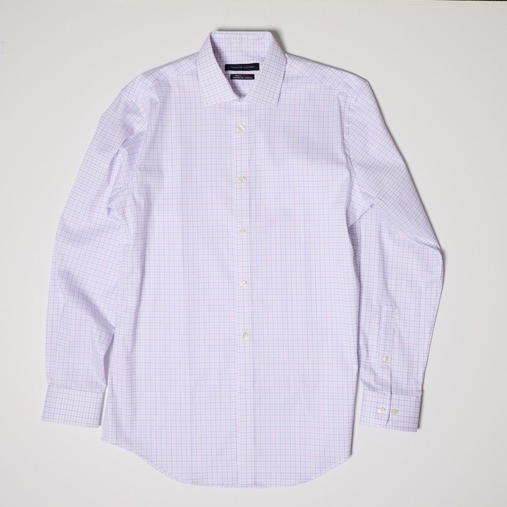 Tommy Hilfiger Flex Classic Fit Spread Collar Dress Shirt Medium/15.5
